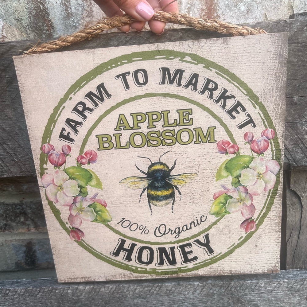 Cute farm to market honey sign brand new